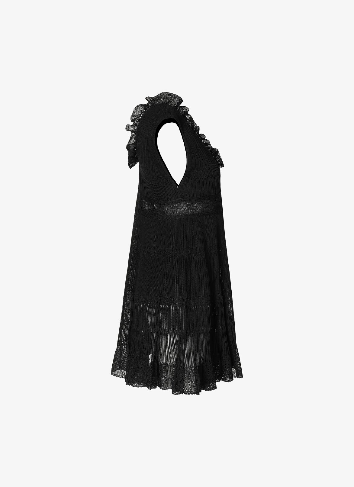 SLEEVELESS DRESS CHERUBIN BLACK ALAÏA BLACK SLEEVELESS DRESS CHERUBIN BLACK